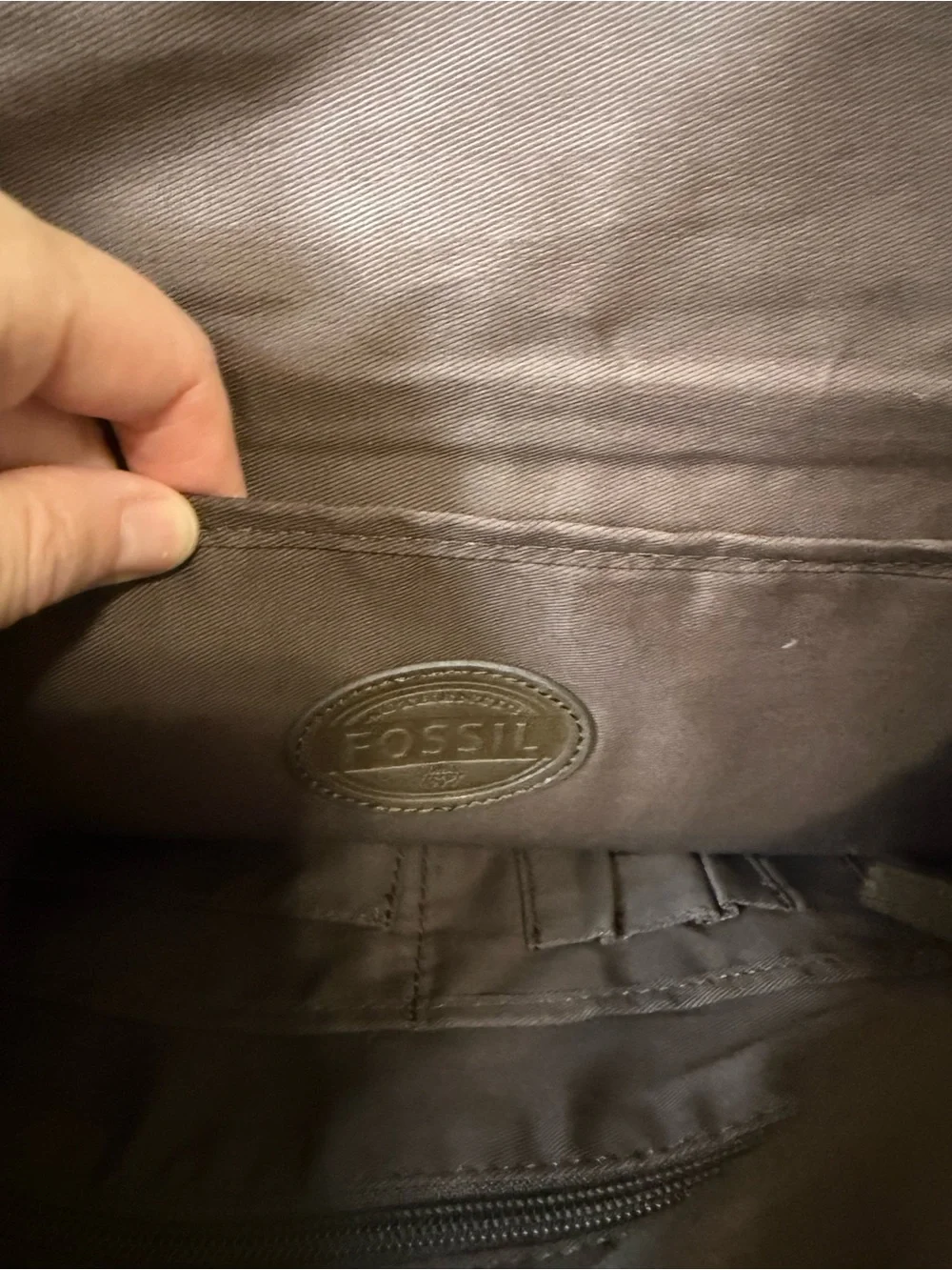 Fossil backpack book bag laptop bag